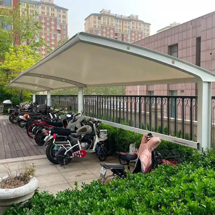 龙胜膜结构电动车棚